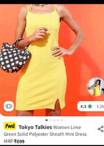 Yellow Bodycon Dress