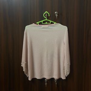 Pink Pearl Embellished Top
