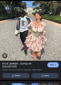 Kylie Jenner custom-made floral dres