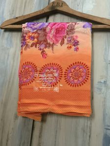 Floral Print Saree