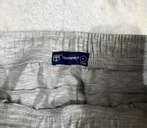 TEAMSPIRIT GREY COTTON JOGGERS S(30-32)