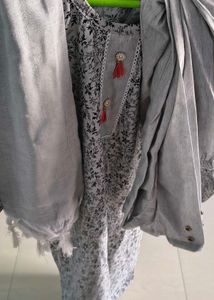 Cotton Pant Dupatta Set