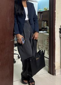 H&M Navy Blue Blazer