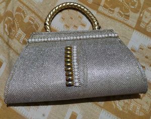 Elegant Silver Clutch