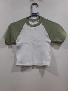 Cute Two-Tone Tee