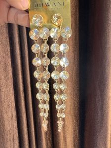 Gold Diamond Earings
