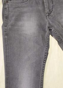 Here And Now Mens Slim Fit Grey Jeans