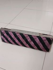 Black and Purple clutch