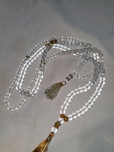 Crystal Beaded Necklace ( Tasbih)