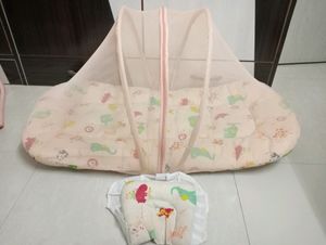 New Born Bed And Mosquito Net