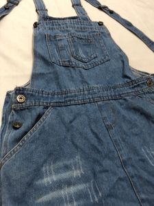 Denim Overall Dress