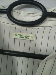 White Pinstripe Shirt