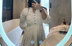 Elegant White Midi Dress