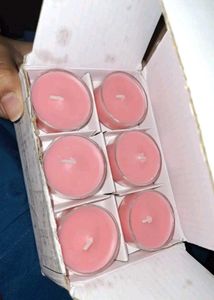 Pink Tea Light Candles (12 Pack)