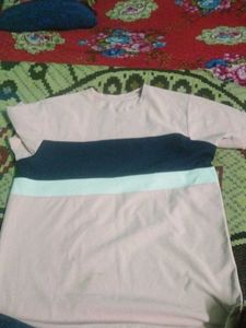 Striped Color Block T-Shirt