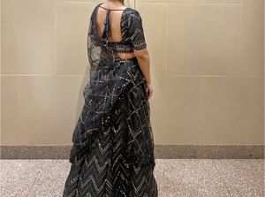 Black Colour Lehenga