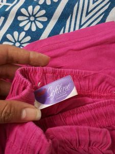 beautiful rose pink comfortable legging