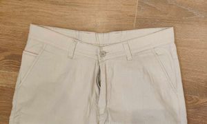 Cream chinos