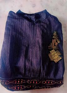 Elegant Navy Blue Dress