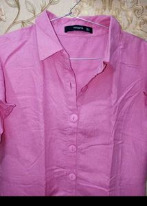 Madame Pink Ruffle Sleeve Dress