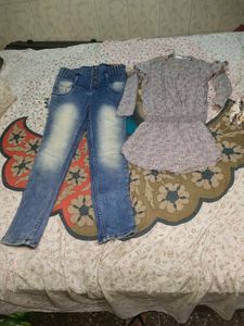 Combo Of Top And Jeans