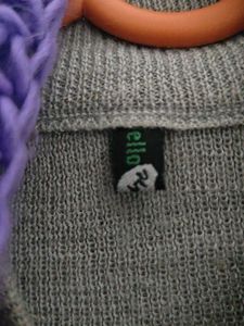 Combo - Grey Turtle Neck Sweater+Lavender muffler