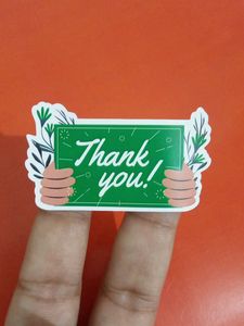 65 Cute Thank You Stickers With Die Cutting