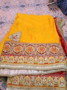 Gorgeous Yellow Saree