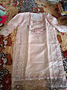 Beautiful Peach Colour Suit