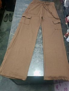 Brown Stretchable Cargo