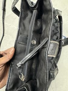 Coach Black Signature Purse