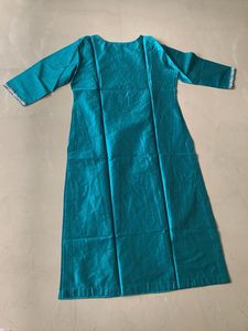 Beautiful Green Kurta With Embroidery