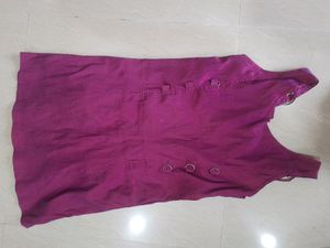 Last Price Of Party Wear Purple-pink Shading Stretchable Dress