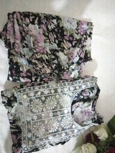 🌟Floral Embroidered Kurta set 🌟