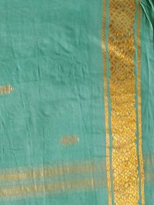 Cotton Saree With Golden Border