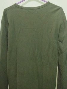 Olive Green Long Sleeve Tee