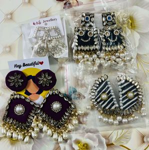 Earrings  4 Pair Combo Set