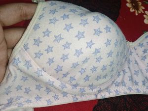 Cute Star Print Bra