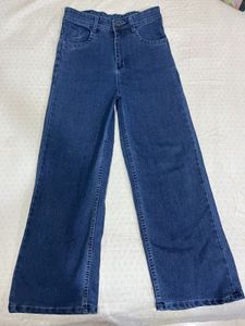Wideleg Blue Women Jeans