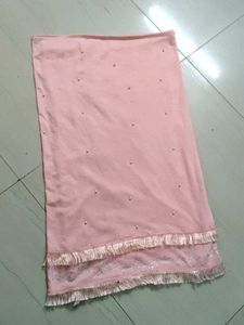 Pink Pearl Detail Pants
