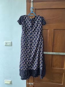 Navy blue Ethnic Kurta