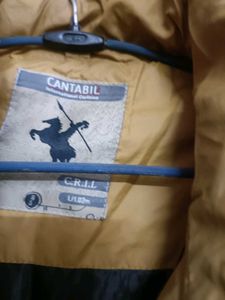 Cantabil Men Winter Mustard Jacket In L Size