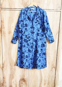 Printed Long Shirt Bust Size-36