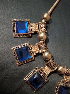 Blue Diamond Jewellery Set