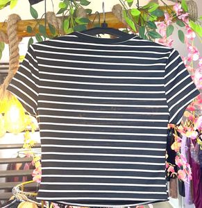 Striped Tee with Horse