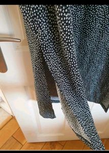 H&amp;M Women &amp; Midi/Maxi Black &amp;White Dr