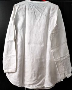 XXL M&amp;S White Linen Tunic
