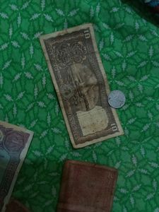 Combo Of Old Indian Notes And Coins