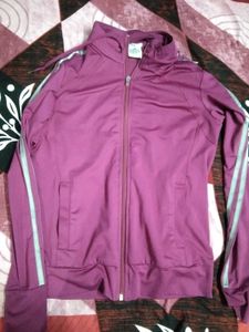 Purple Adidas Track Jacket