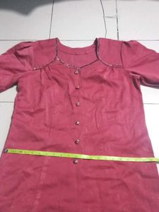 Vintage Red Skirt Suit